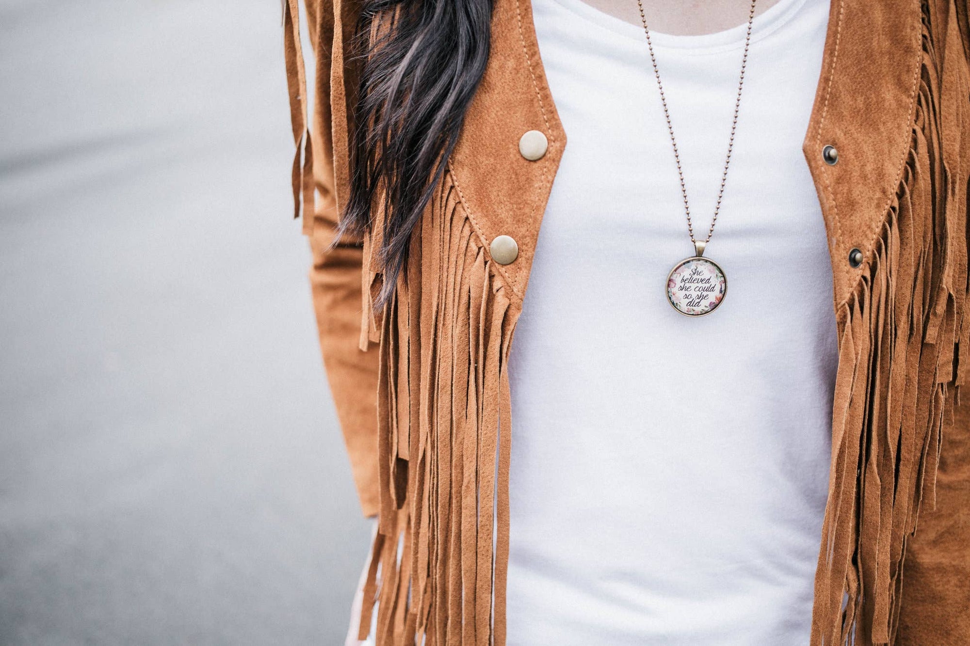 She Believed Pendant