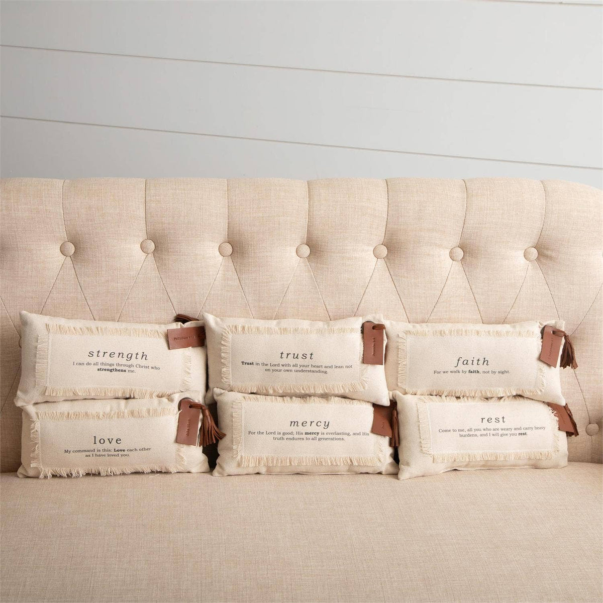 Mini Pillows - Bible Verses (Pk/06 Ast)