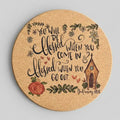 Pre-order  *Blessed Coming & Going Cork Trivet