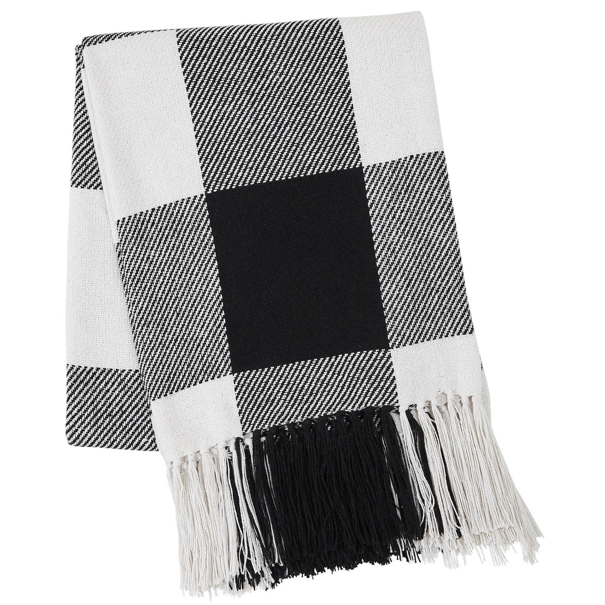 Black Buffalo Check Throw Blanket 50x60 Farmhouse