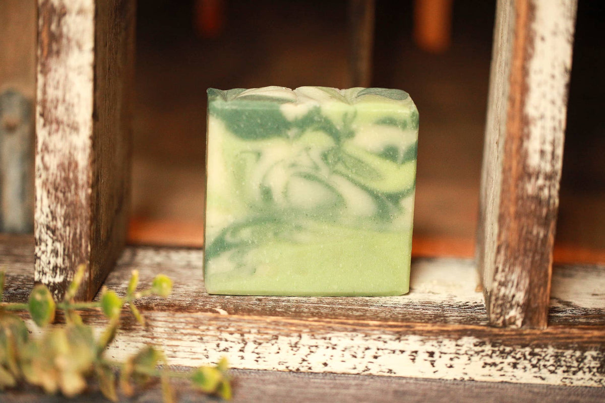 Eucalyptus &amp; Spearmint Artisan Bar Soap, Luxury Shea Butter