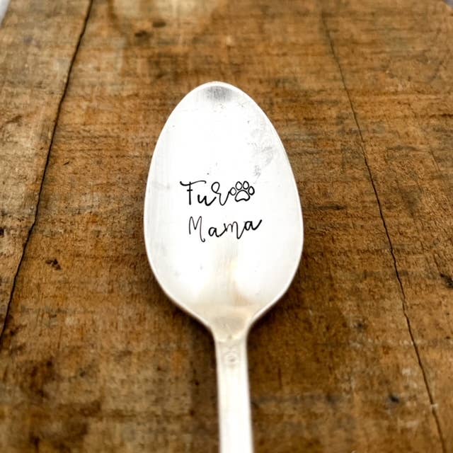 Fur Mama Vintage Stamped Spoon