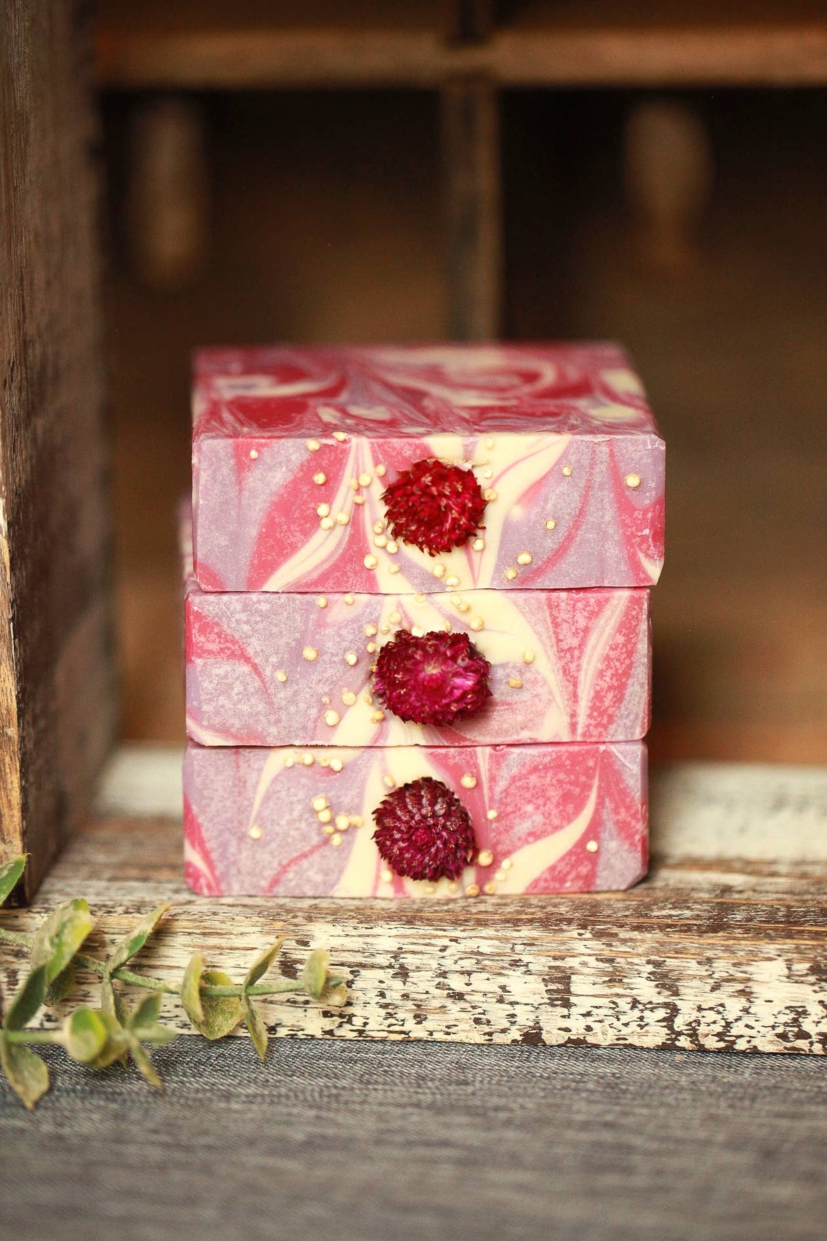 Black Raspberry Vanilla Cold Process Bar Soap, 4 oz.