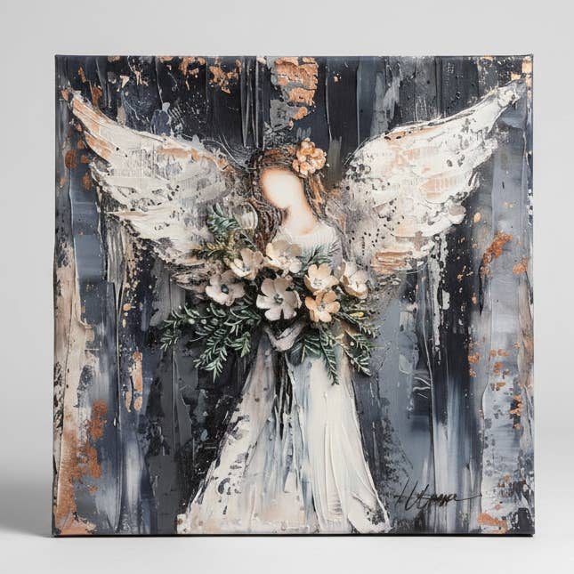 Angel Canvas art print, Painting for wall, home decor gift
