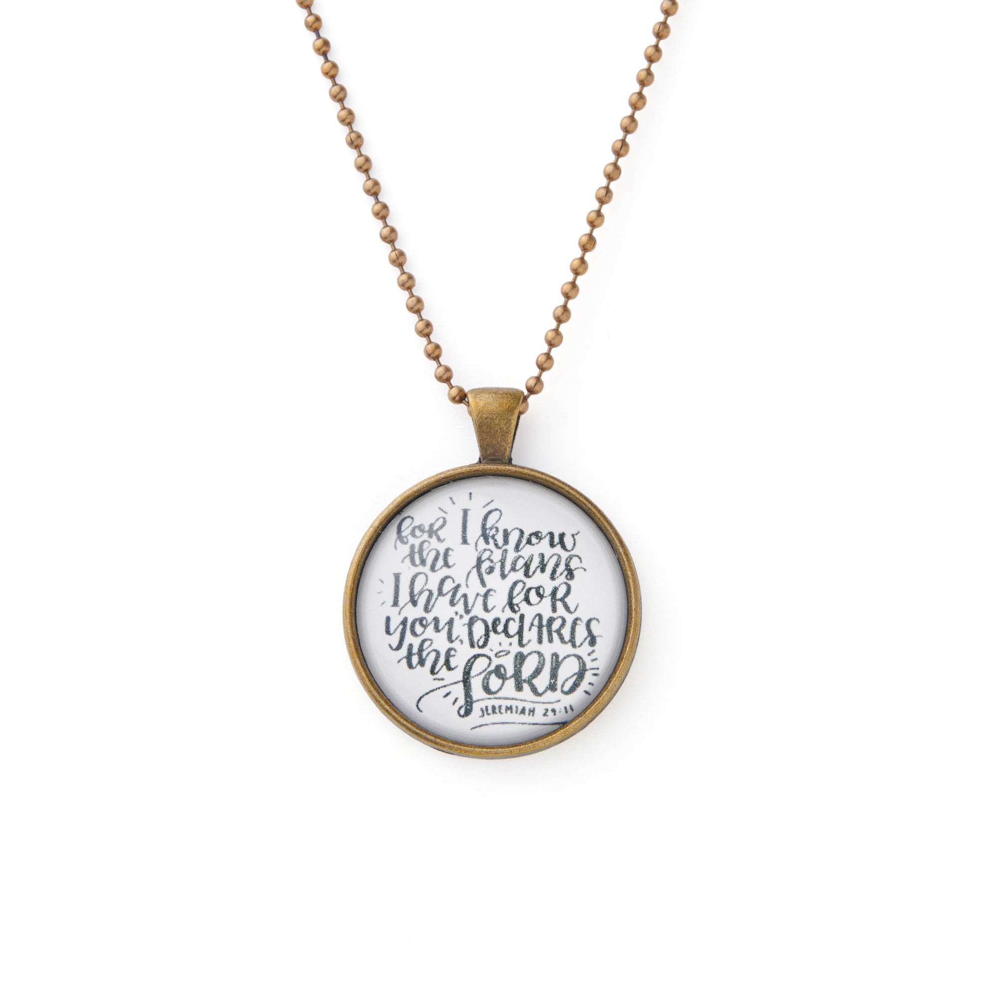 For I Know The Plans Necklace