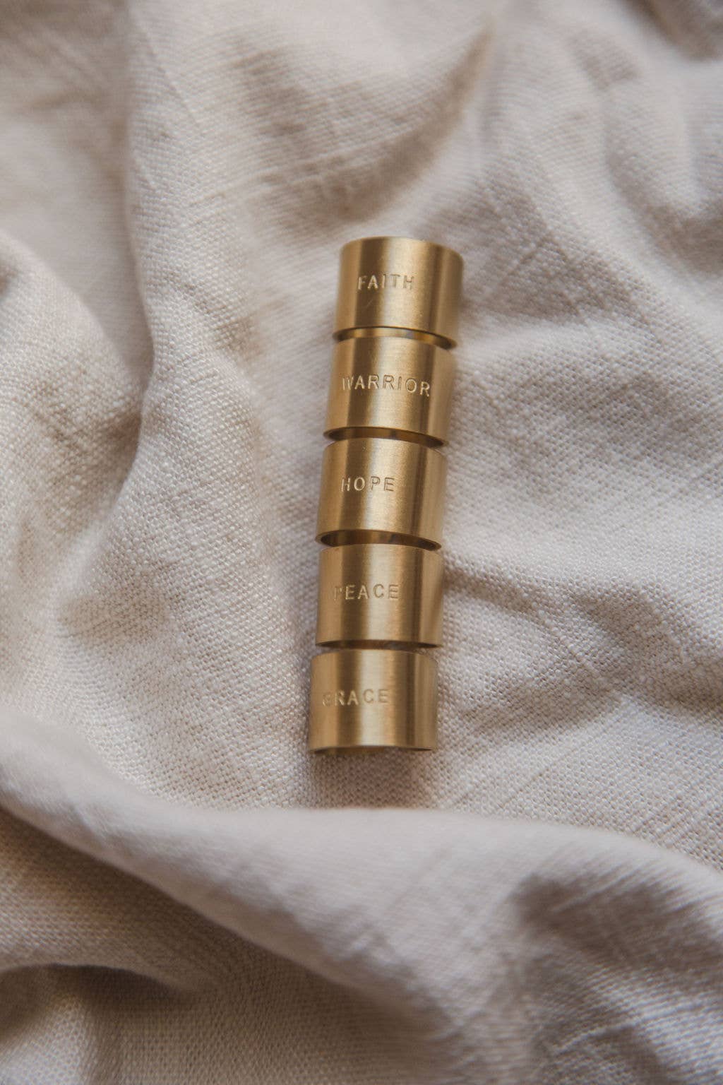 14K Faith Over Fear Ring