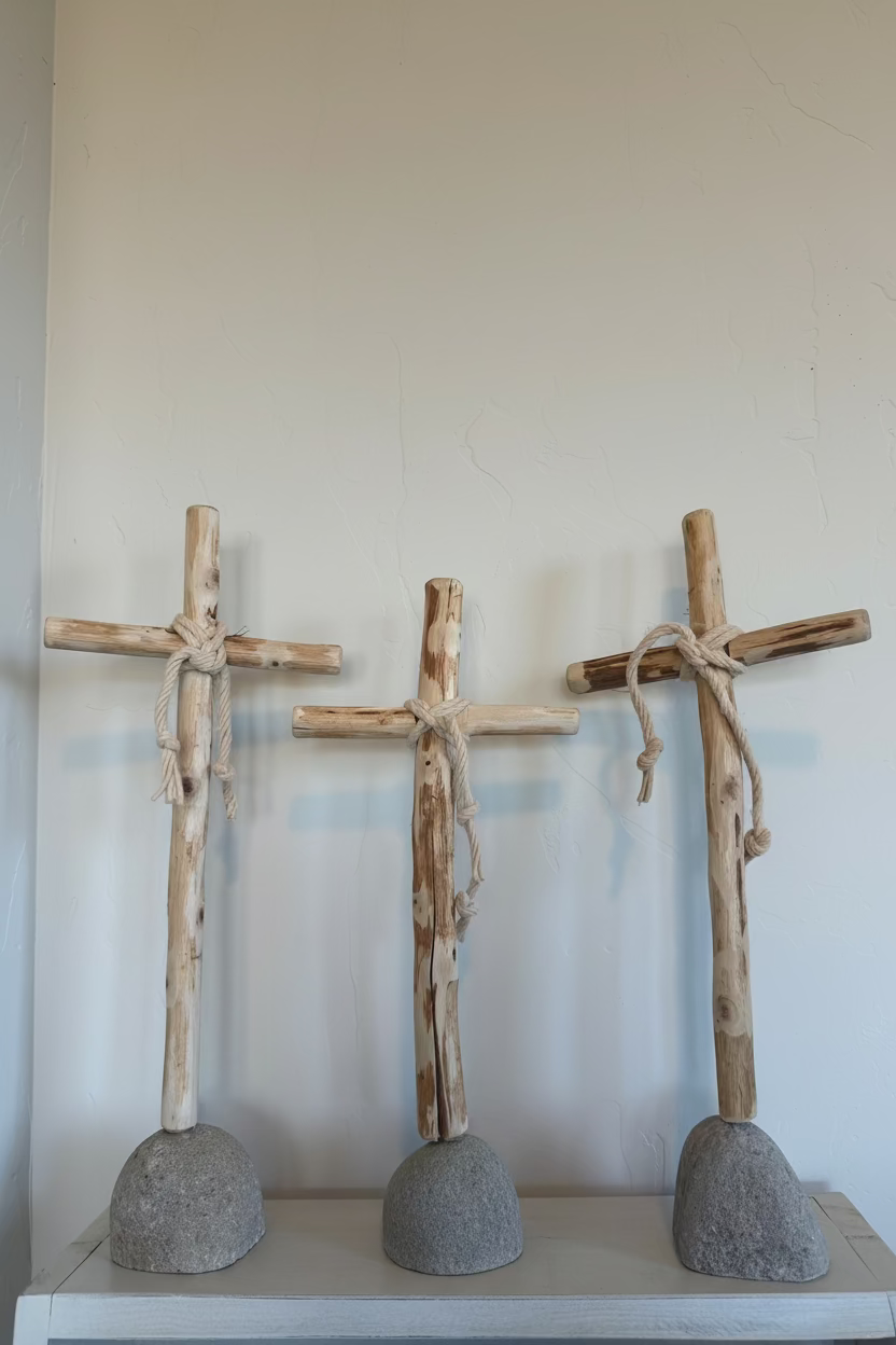 Reclaimed Wooden Crosses