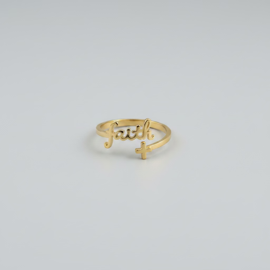 Faith Gold Ring