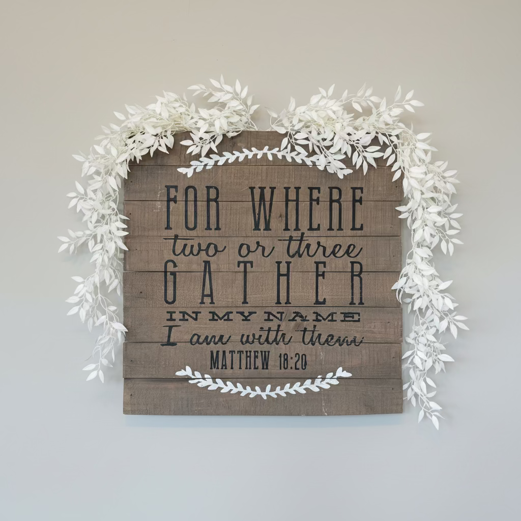 Gathered in His Name Wall Décor