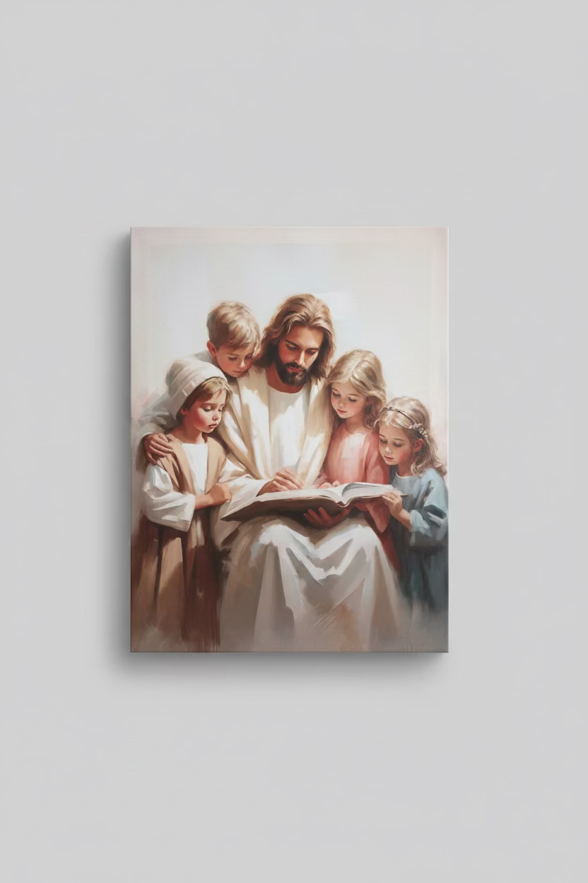 Little Hearts, Big Faith Canvas