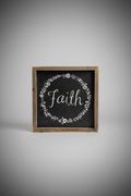 Faith Blooms Framed Farmhouse Sign