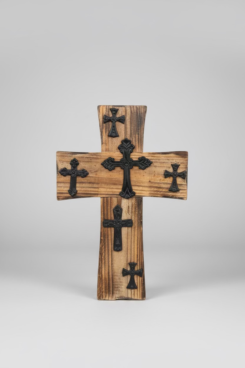 Antique Faith Heritage Cross Wall Accent
