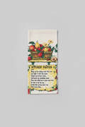 Vintage 1961 Kitchen Prayer Linen Calendar Towel