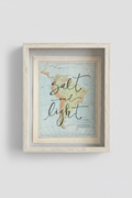 Salt & Light Vintage Map Faith Wall Art 12X15
