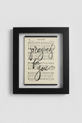 Praying for You – Vintage Hymnal Scripture Art