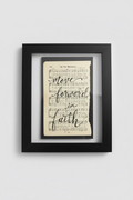 Move Forward in Faith – Vintage Hymnal Wall Art 8x10