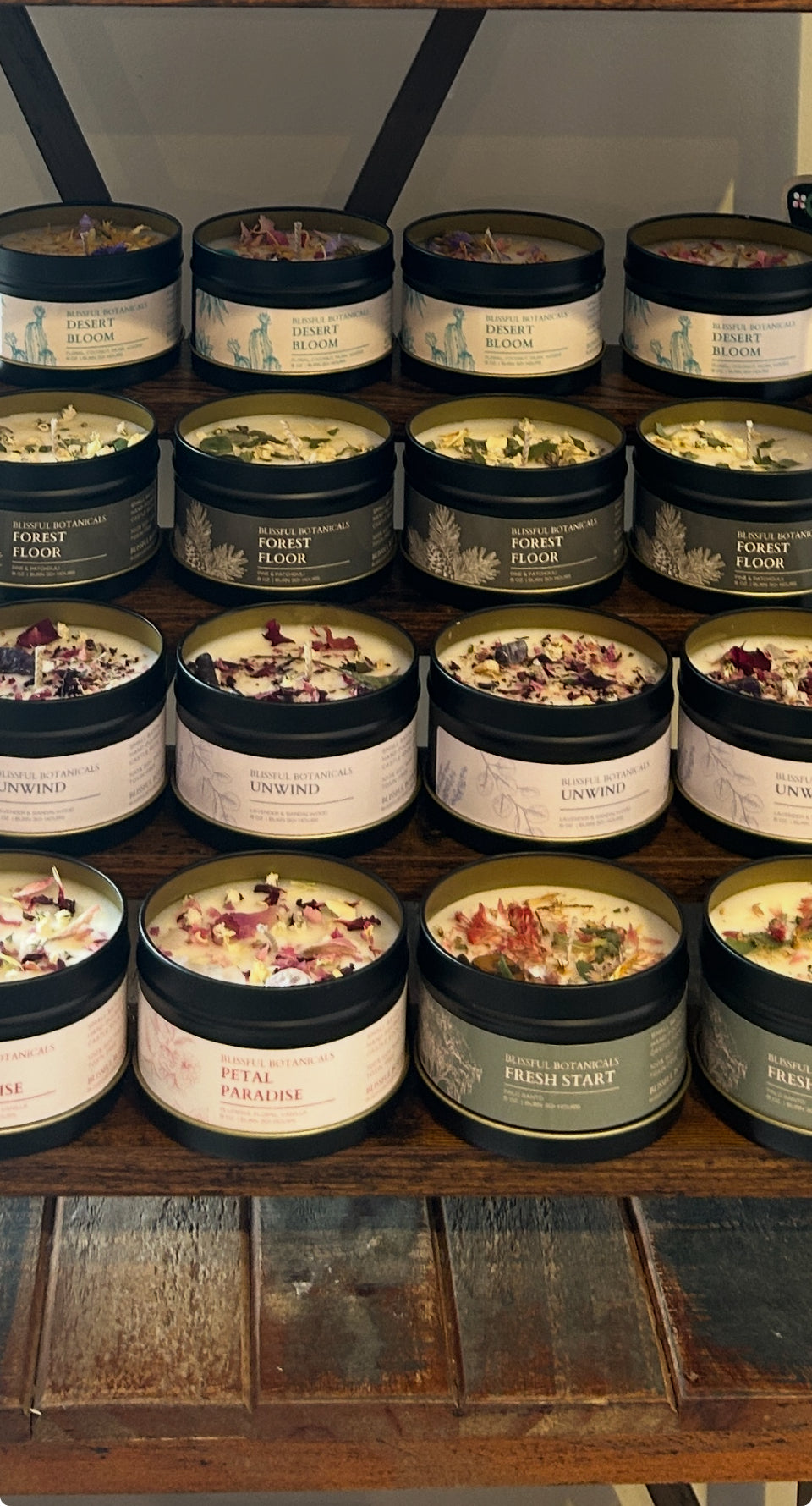Blissful Botanicals Candles