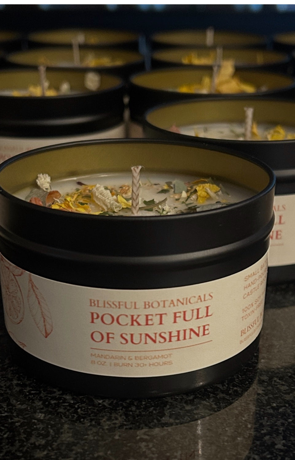 Blissful Botanicals Candles