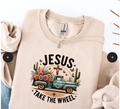 JESUS TAKE THE WHEEL SWEATSHIRT