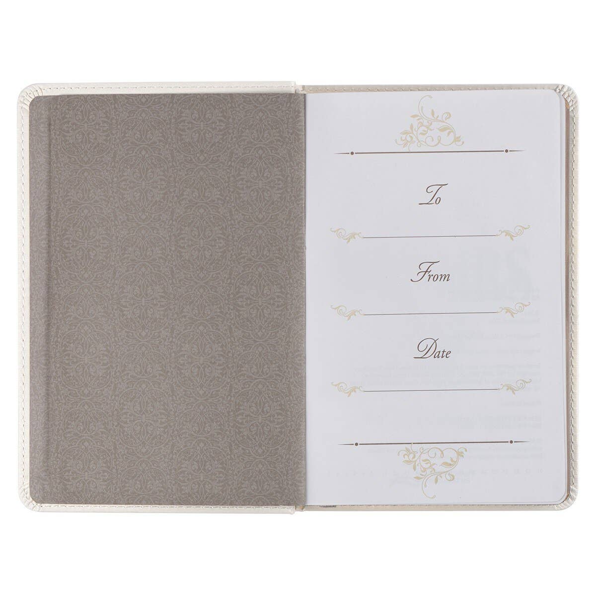 Devotional for Mr. &amp; Mrs. White Faux Leather