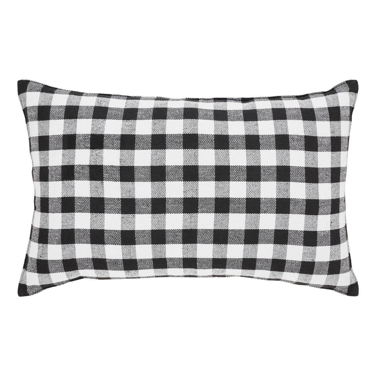 Pumpkin Throw Pillow 14x22 Annie Black Check Be Thankful
