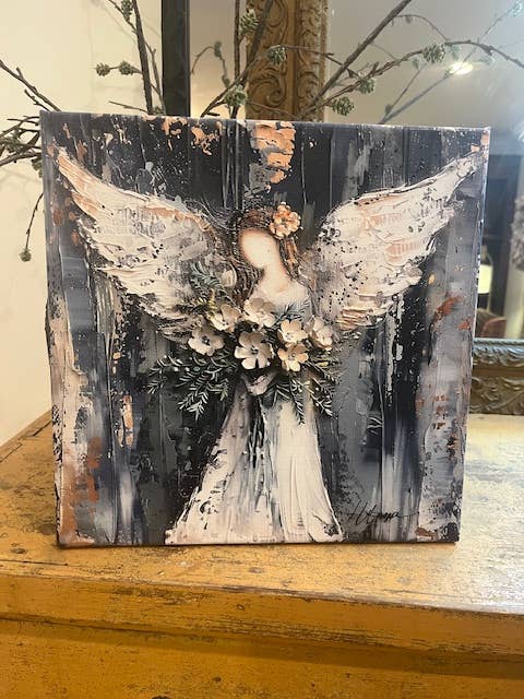 Angel Canvas art print, Painting for wall, home decor gift