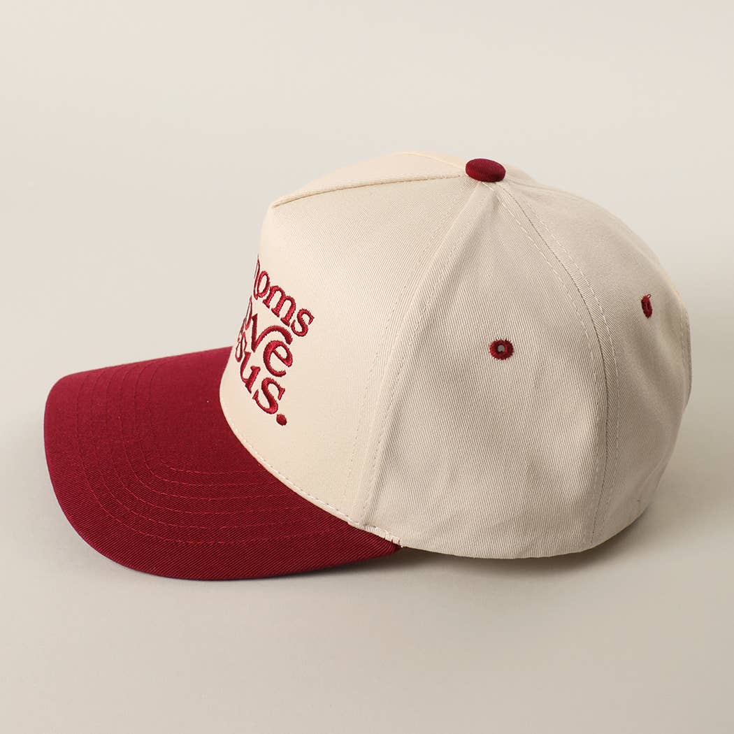 COOL MOMS LOVE JESUS Embroidery Two-Tone Trucker Hat