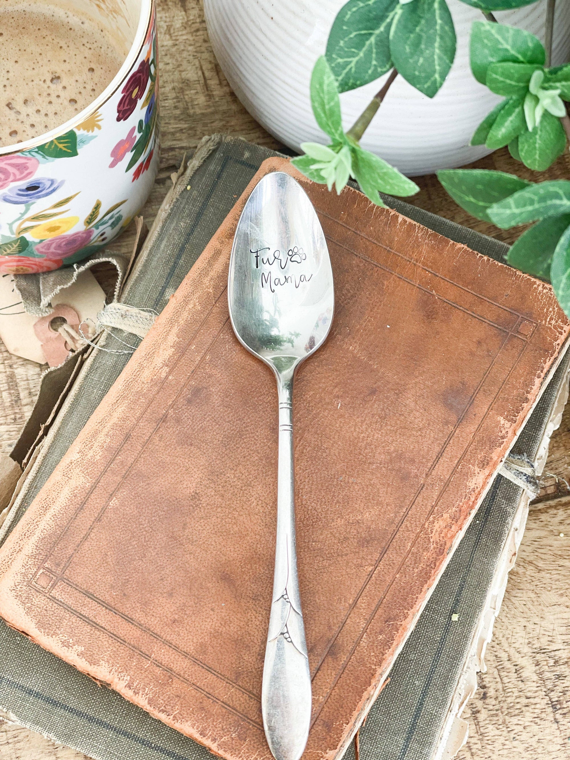 Fur Mama Vintage Stamped Spoon