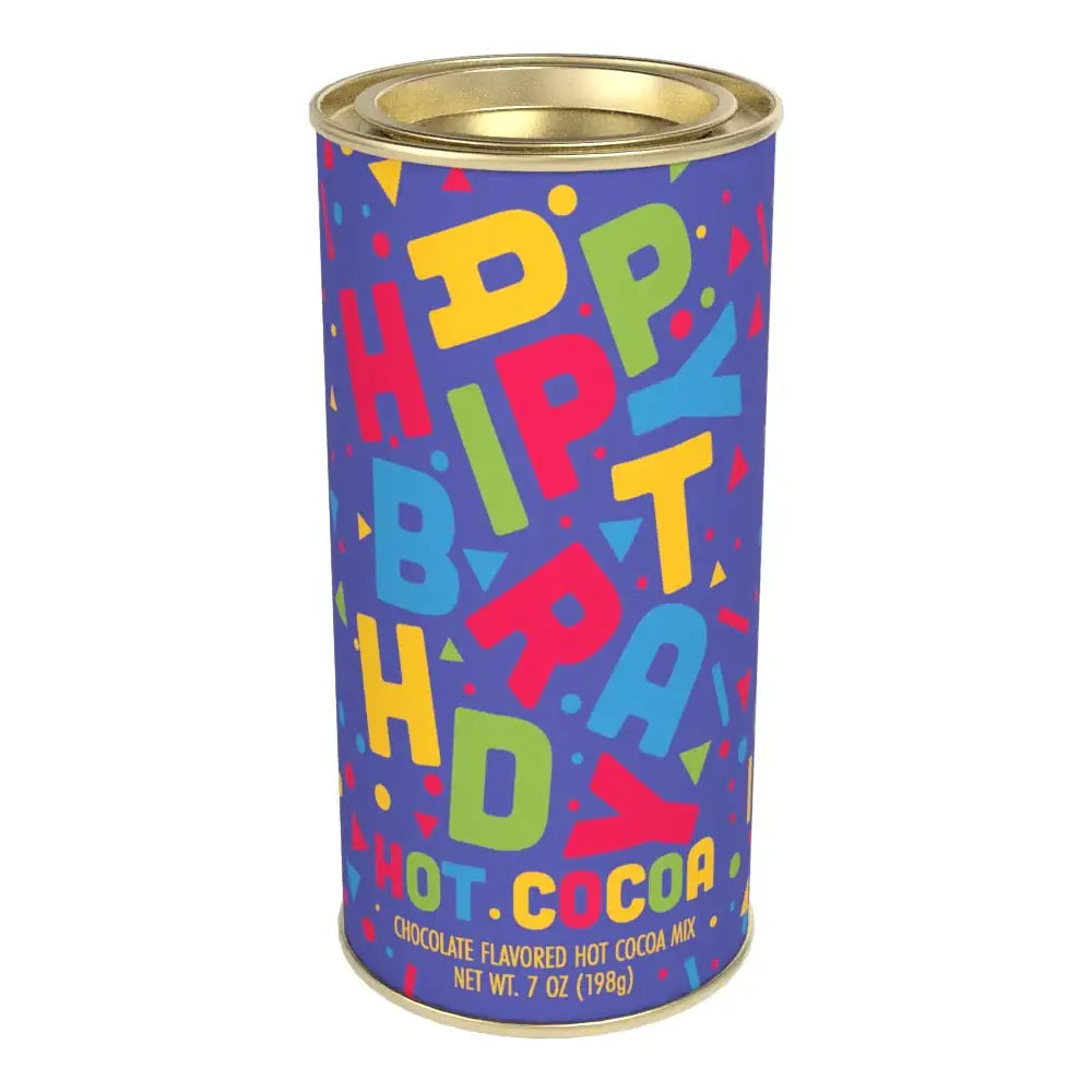 Happy Birthday Jumble Chocolate Cocoa (7oz Tins)